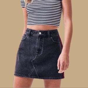 PacSun Black Jean Skirt